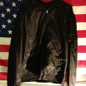BLACK CAMO EIGHTY EIGHT WINDBREAKER JACKET SZ XL